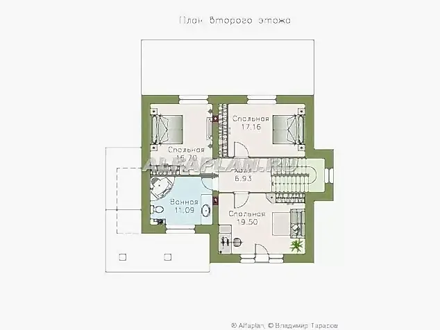 План второго этажа 159А План второго этажа 159А