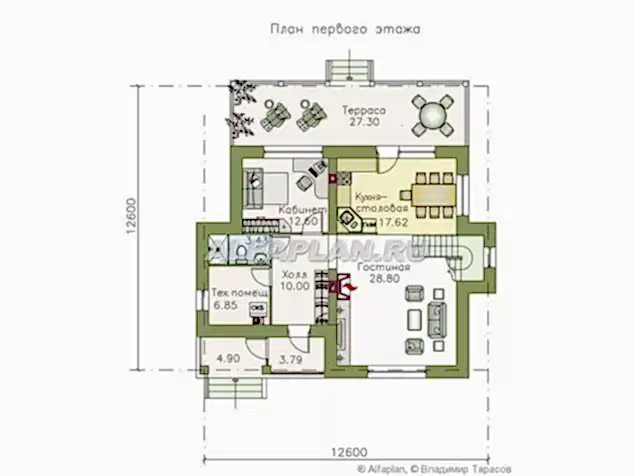 План первого этажа 159А План первого этажа 159А