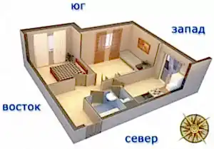 Расположение дома на участке, отступы по нормам, привязка к сторонам света и розе ветров