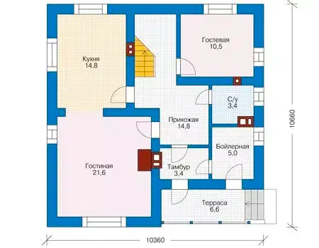 Проект дома 2 - 6 - 155 кв. 73-76 Проект дома 2 - 6 - 155 кв. 73-76