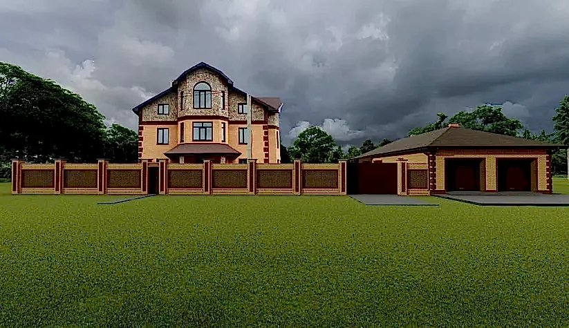 Забор в п. им. Комиссарова