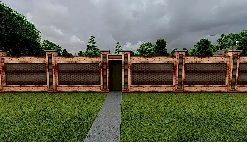 Забор в п. им. Комиссарова