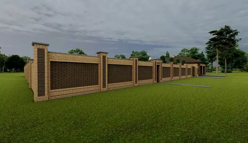 Забор в п. им. Комиссарова