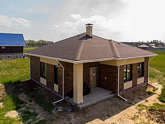 Проект дома  1 - 1 -  80 кв.