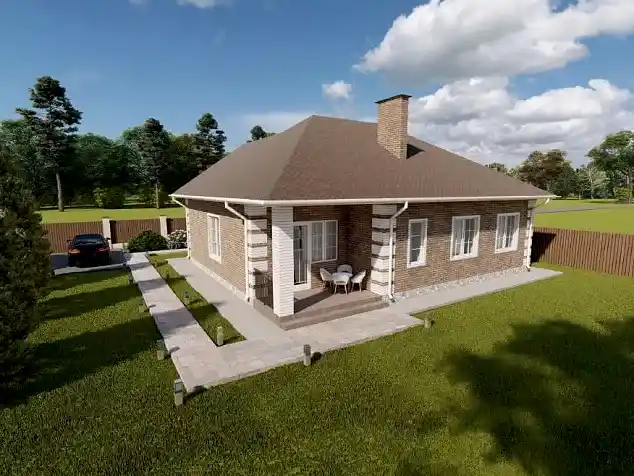 Проект дома  1 - 3 - 88 кв.