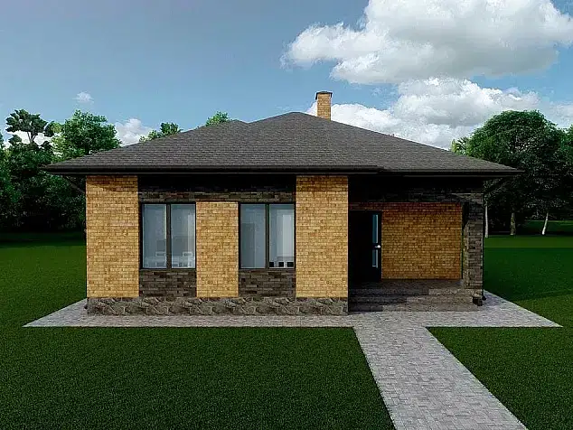 Проект дома - ТП - 80 Проект дома - ТП - 80