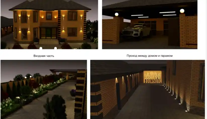 Коттедж в КП " Чукреевка " Благоустройство территории 2023 год.