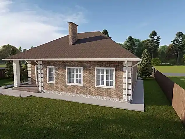 Проект дома  1 - 3 - 88 кв.