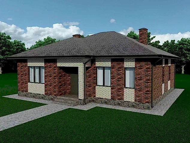 Проект дома - ТП - 100 Проект дома - ТП - 100