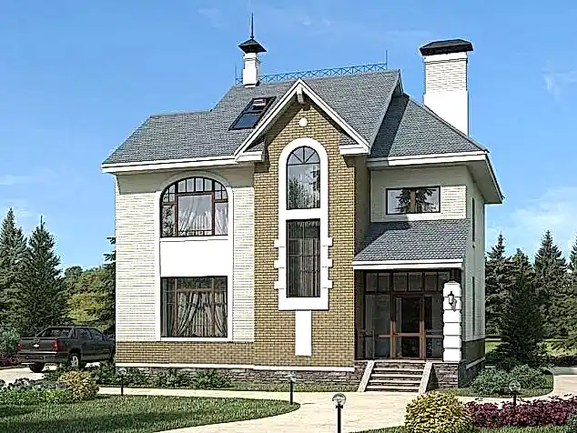 Проект дома 2 -12 - 232 кв. 95 А Проект дома 2 -12 - 232 кв. 95 А