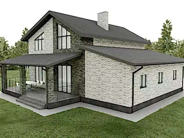 Проект дома М  - 203 кв.