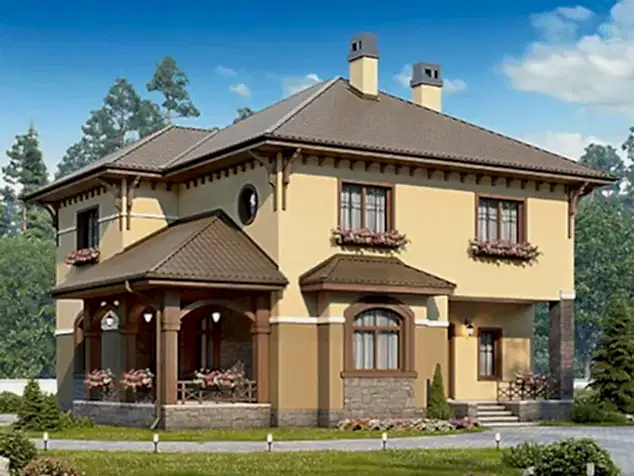 Проект дома 2 - 10 -  195 кв. 46-05