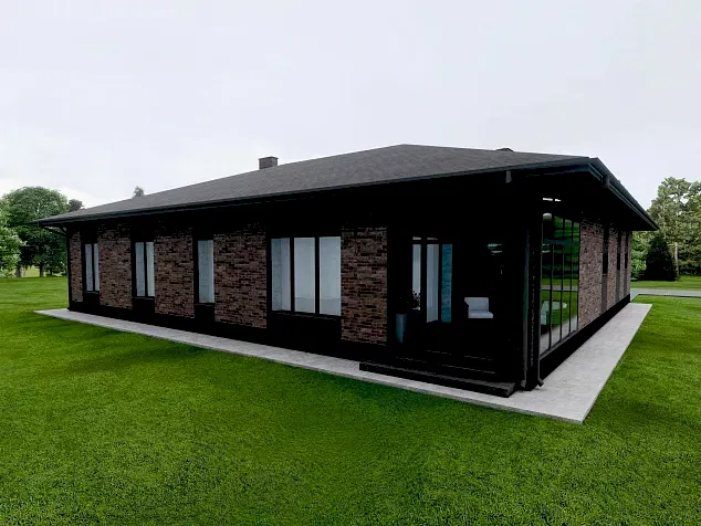 Проект дома  1 - 14 - 243 кв.