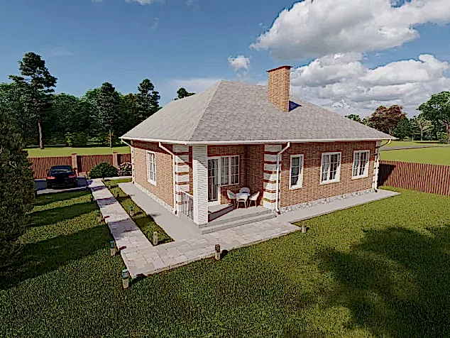 Проект дома  1 - 3 - 88 кв.