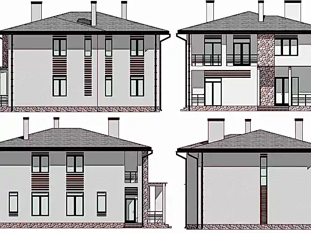 Проект дома 2 - 11 - 238 кв.