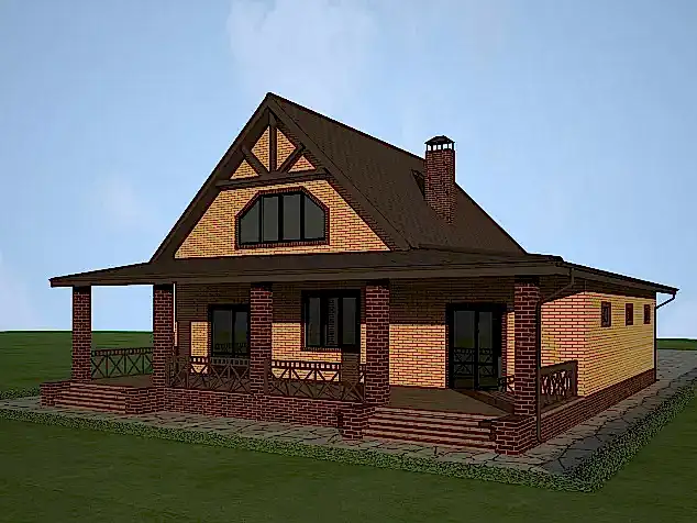 Проект дома М  - 243 кв.