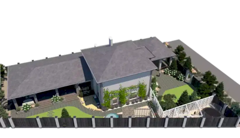 Коттедж. Благоустройство территории 2024 год