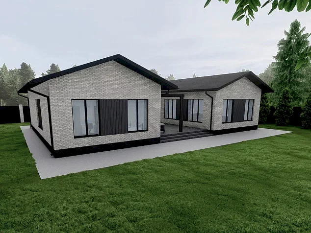 Проект дома  1 - 8 - 224 кв.