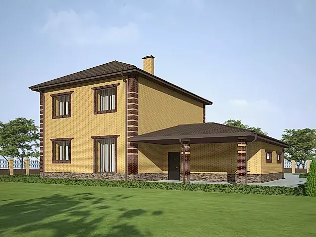 Проект дома 2 - 3 - 217 кв. Проект дома 2 - 3 - 217 кв.