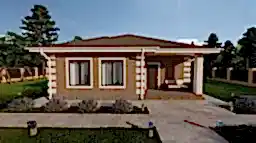 Проект дома  1 - 1 -  80 кв.