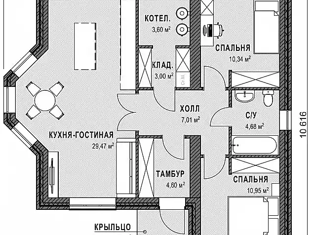 Проект дома - ТП  - 77