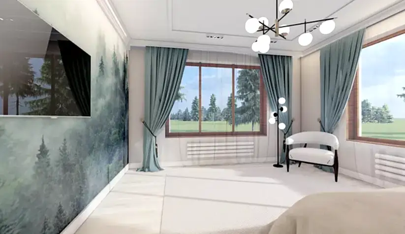 Дизайн Проект дома в КП "Тихая Речка" 2024 г.