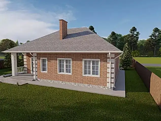 Проект дома  1 - 3 - 88 кв.