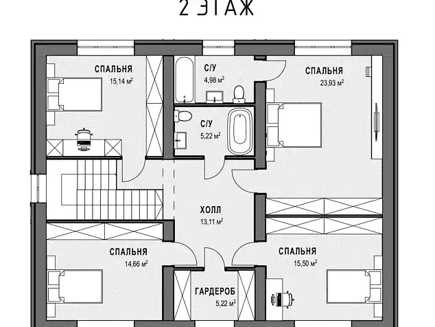 Проект дома 2 - 1 - 249 Проект дома 2 - 1 - 249