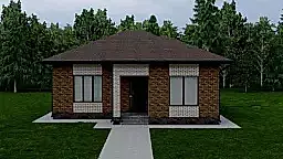 Проект дома - ТП - 70 Проект дома - ТП - 70