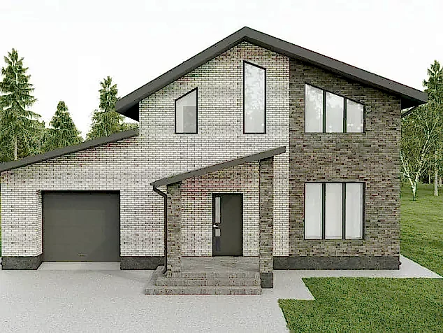 Проект дома М  - 203 кв.