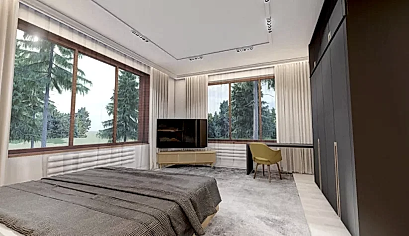 Дизайн Проект дома в КП "Тихая Речка" 2024 г.