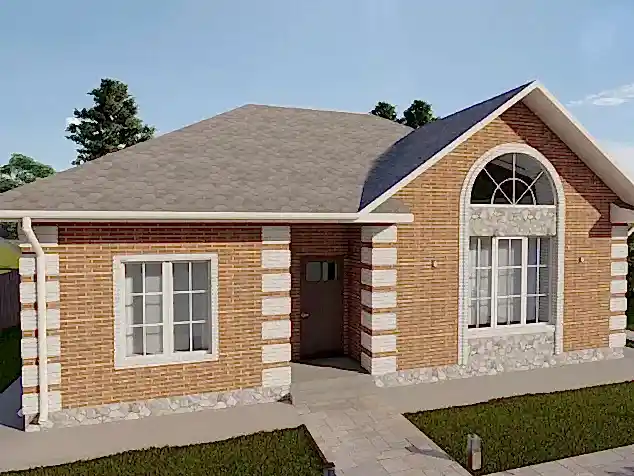 Проект дома  1 - 3 - 88 кв.