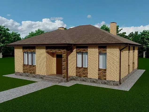 Проект дома - ТП - 100 Проект дома - ТП - 100