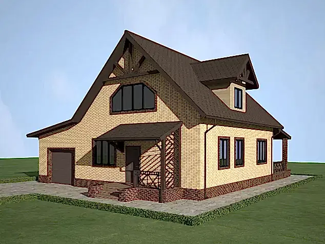 Проект дома М  - 243 кв.