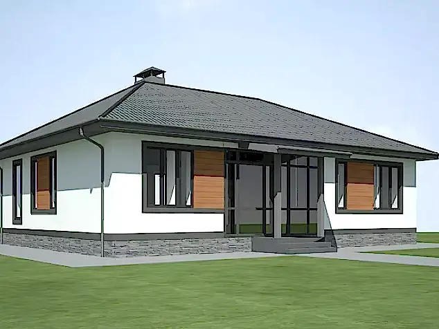 Проект дома 1 - 6 - 113 кв.