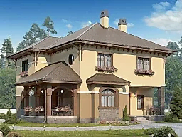 Проект дома 2 - 10 -  195 кв. 46-05