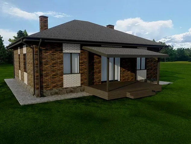 Проект дома - ТП - 100 Проект дома - ТП - 100