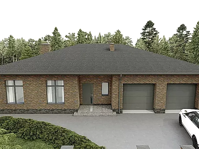 Проект дома  1 - 15 - 199 кв.