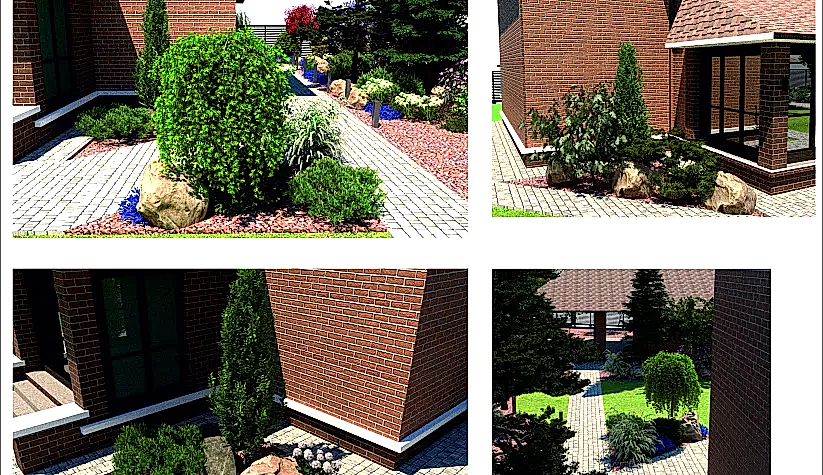 Коттедж в КП " Белояр " Благоустройство территории 2023 год.