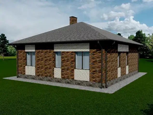 Проект дома - ТП - 80 Проект дома - ТП - 80