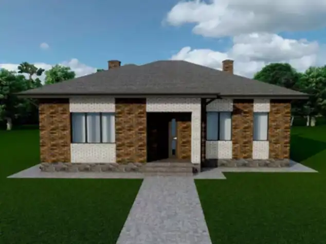 Проект дома - ТП - 100 Проект дома - ТП - 100