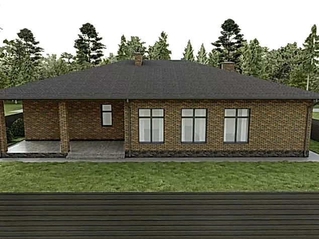 Проект дома  1 - 15 - 199 кв.