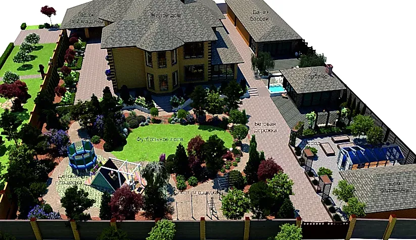 Коттедж в КП " Чукреевка " Благоустройство территории 2023 год.