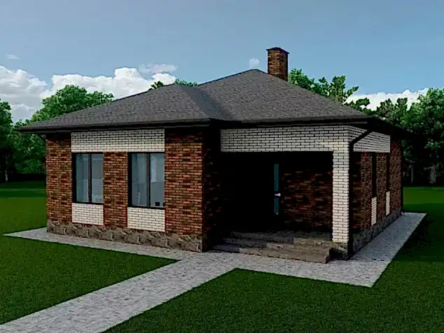 Проект дома - ТП - 80 Проект дома - ТП - 80