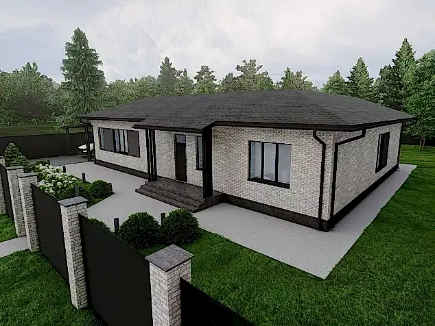 Проект дома  1 - 8 - 224 кв.