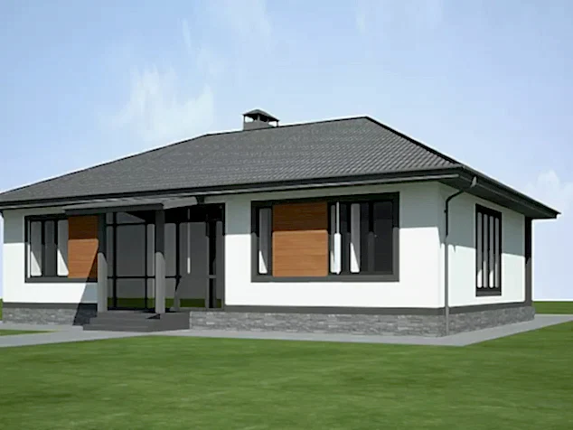 Проект дома 1 - 6 - 113 кв.