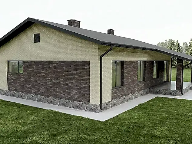 Проект дома  1 - 16 - 134 кв.