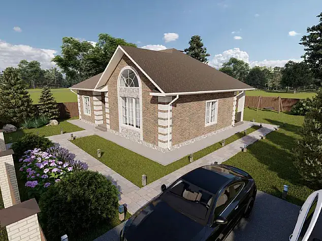 Проект дома  1 - 3 - 88 кв.