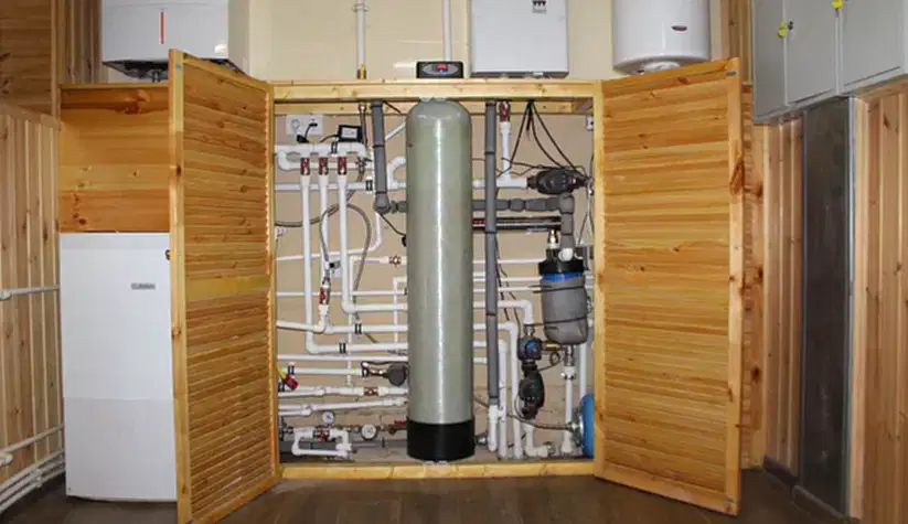 Коттедж в к.п. Тихая речка (инженерные коммуникации)