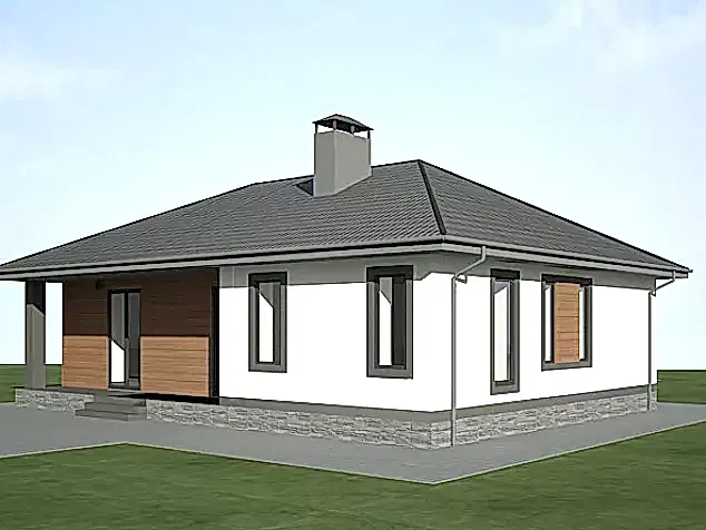 Проект дома 1 - 6 - 113 кв.